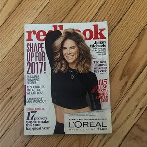 Redbook Magazine with Jillian Michaels Cover Feb 2017